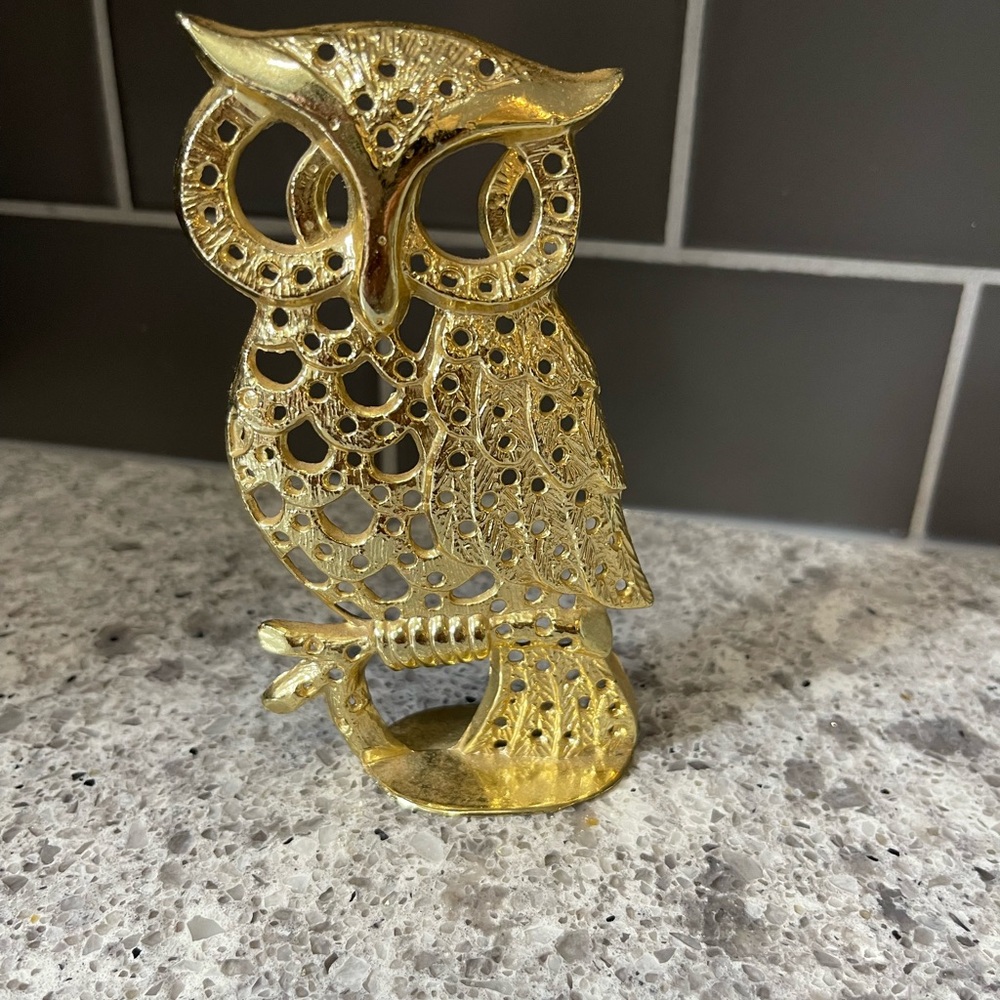 Vintage Torino Owl Earring Holder